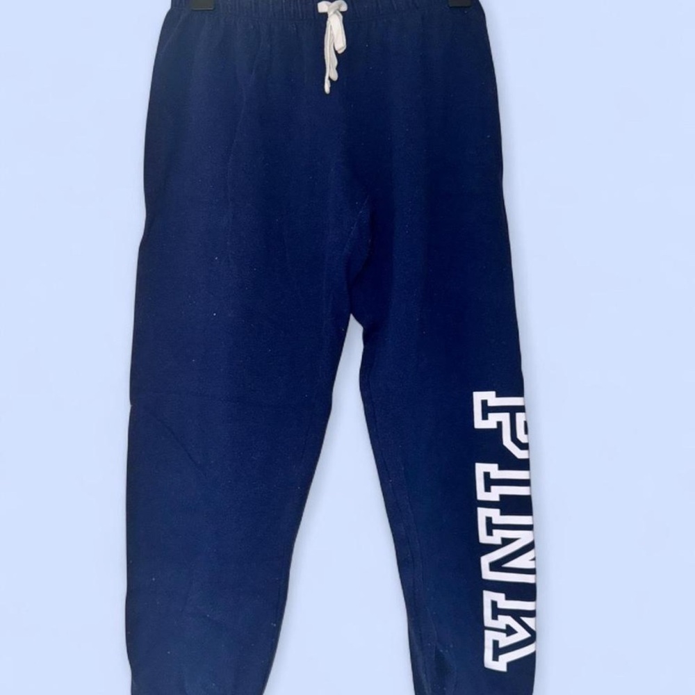 PINK Victoria's Secret Navy Blue Joggers